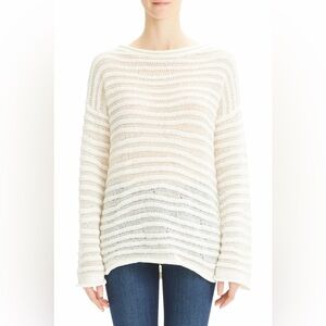 Theory from Barneys New York Sweater, White Size Medium